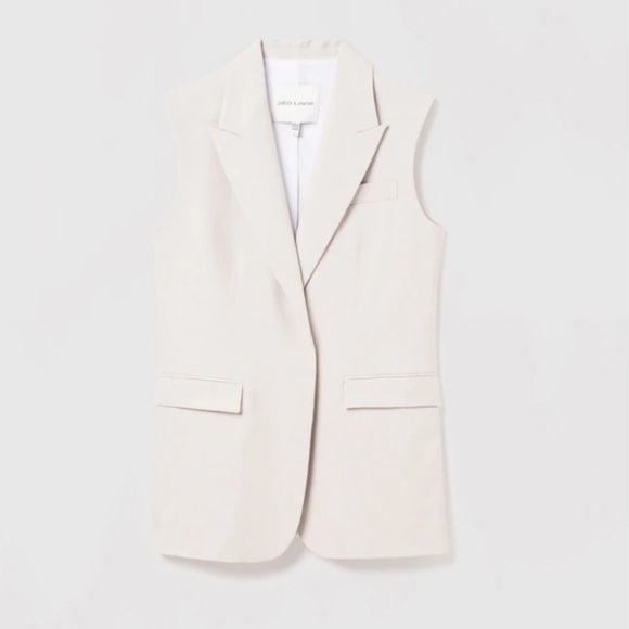 Judith & Charles Jackets & Blazers - Judith & Charles Ambroise Vest in Linen Twill Sz 2